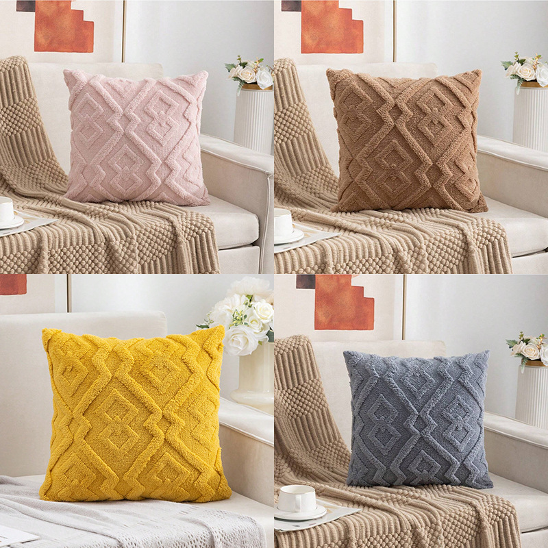Pillow Insert 18X18 - Sarung Bantal Plush Tanpa Isi, Modern
