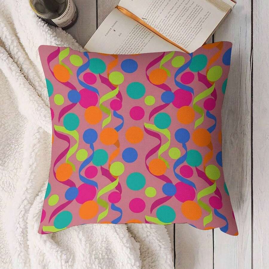 Pillow Insert 18X18 - Sarung Bantal Dekoratif Cetak Konfeti Grafis