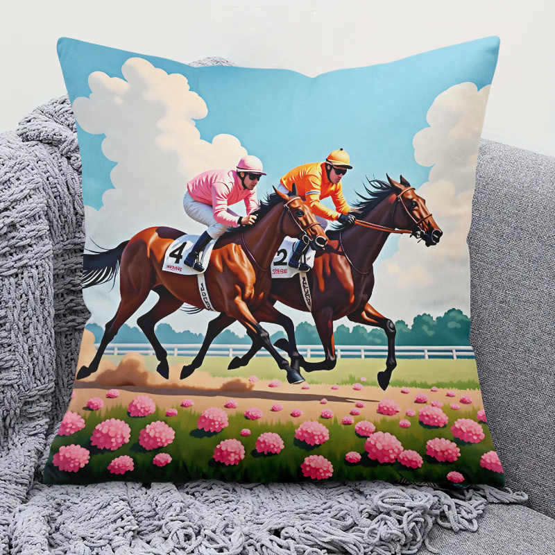 Pillow Insert 18X18 - 1 buah Sarung Bantal Balap Kuda