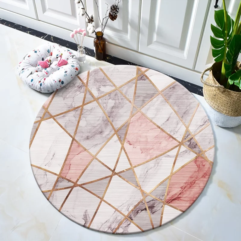 Home Lines Textiles - ~O~Karpet Bulat Mewah Ringan untuk Ruang