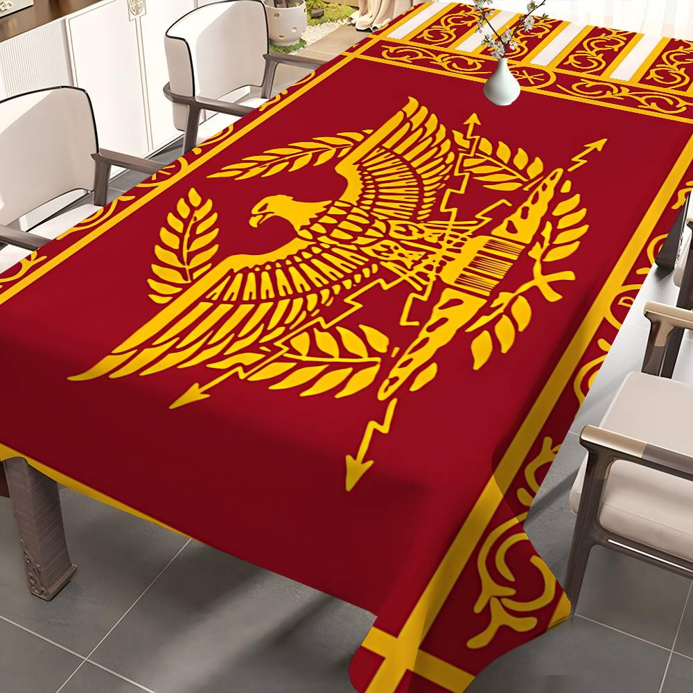 Home Textiles Today Logo - Taplak Meja Persegi Panjang dengan Logo