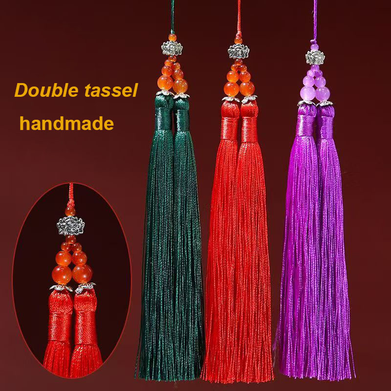 Home Textiles Suppliers In Usa - 1/2Pcs 15cm Aksesoris Liontin Rumbai Ganda