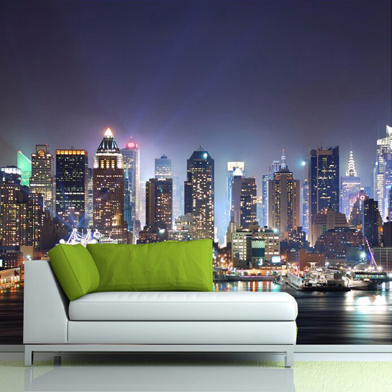 Home Textiles New York - Produk yang disesuaikan Wallpaper Foto Kota