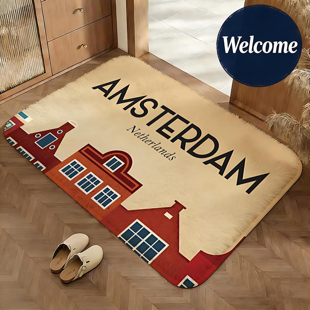 Keset Lantai Flanel Lembut Pla - Home Textiles Netherlands ulasan dan harga