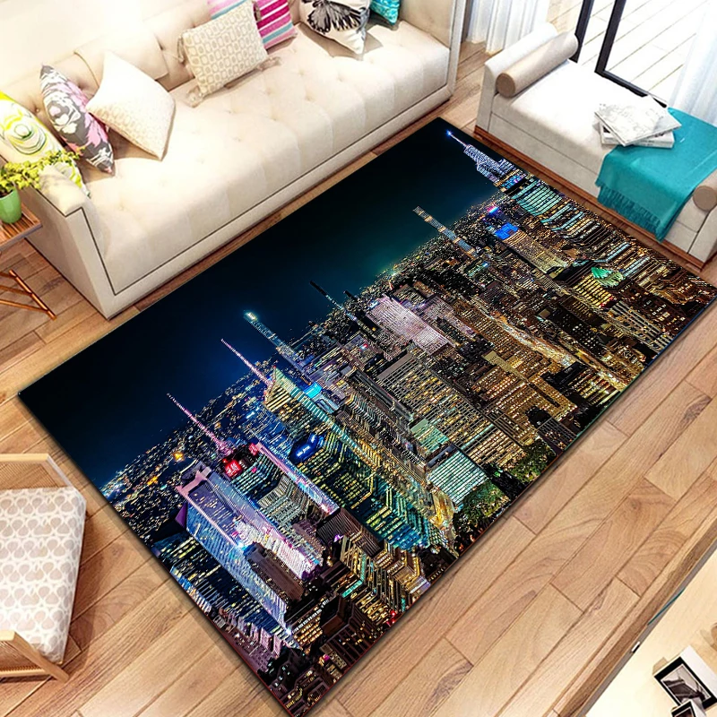 Karpet Pemandangan Jalan Kota  - Home Textiles New York ulasan dan harga