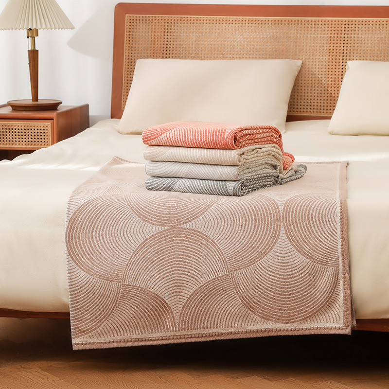 Selimut Benang Cetak Busur Lin - Luxury Home Textiles Usa ulasan dan harga