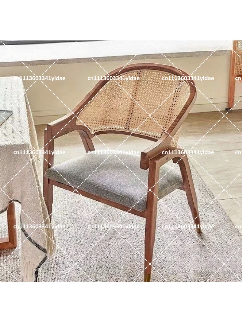 Kursi Makan Kayu Solid dengan  - Home Textiles Fabric ulasan dan harga