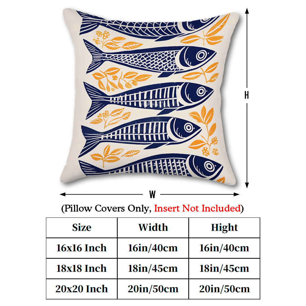 1 Buah Sarung Bantal Sarden Uk - Pillow Insert 18X18 ulasan dan harga