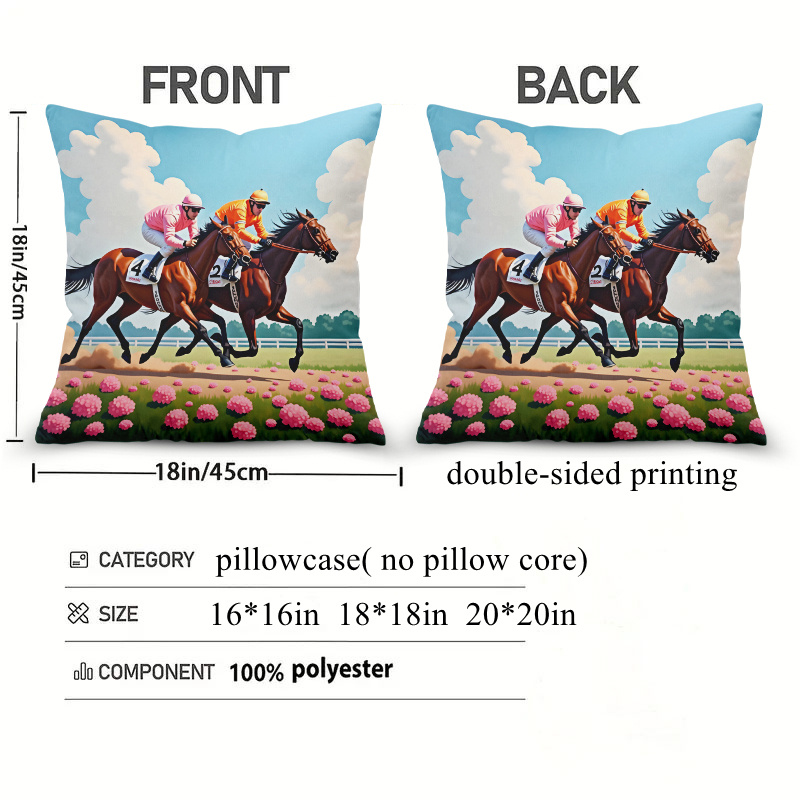 1 buah Sarung Bantal Balap Kud - Pillow Insert 18X18 ulasan dan harga