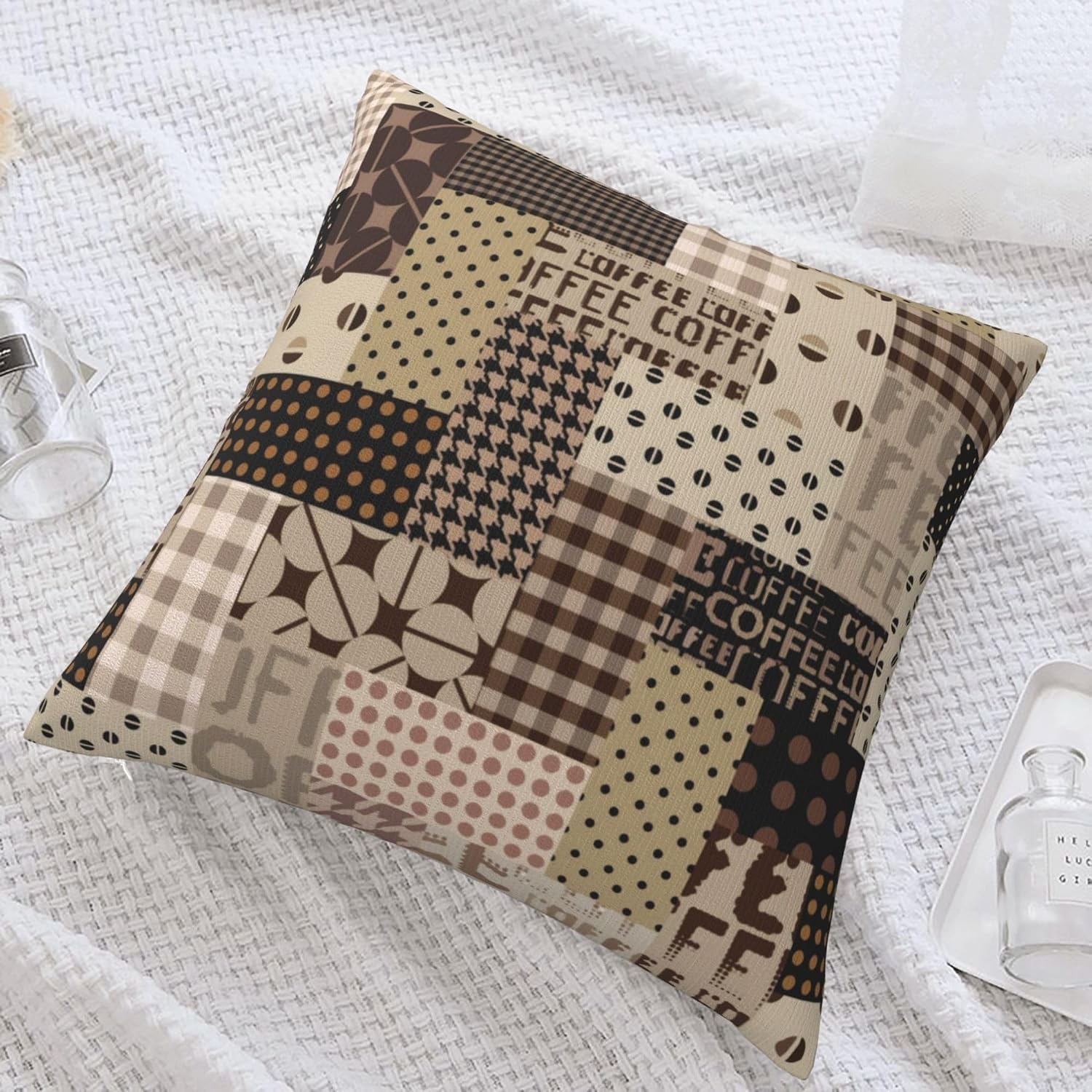 Sarung Bantal Coffee Time Moti - Pillow Insert 18X18 ulasan dan harga