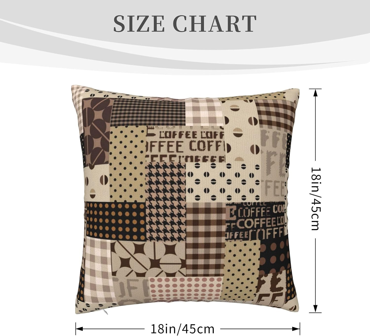Sarung Bantal Coffee Time Moti - Pillow Insert 18X18 ulasan dan harga