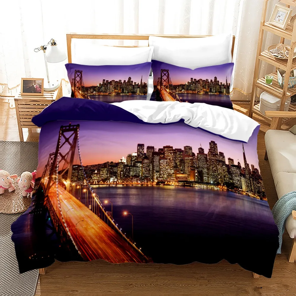 Set Sprei New York City Night  - Home Textiles New York ulasan dan harga