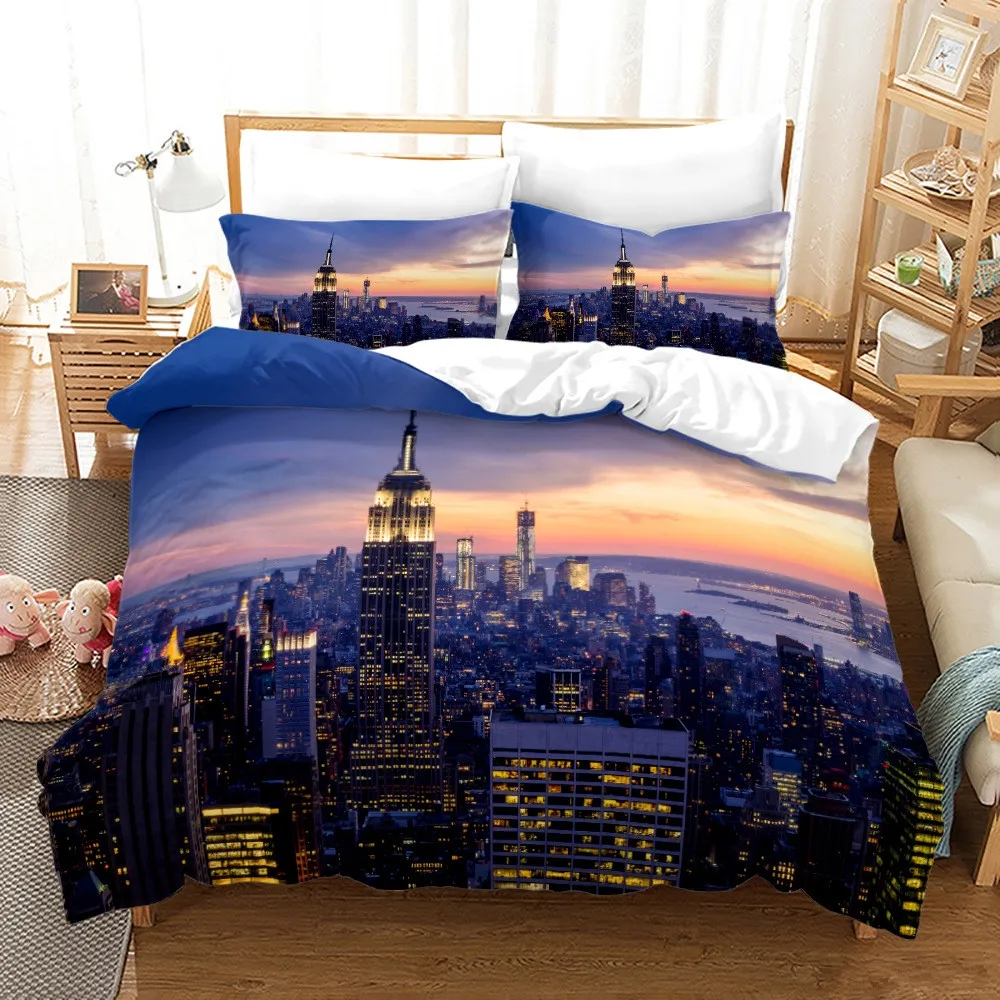 Set Sprei New York City Night  - Home Textiles New York ulasan dan harga