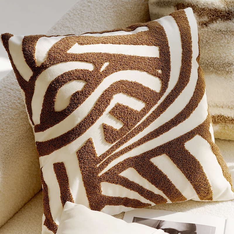 Sarung bantal lempar Nordik Vi - Luxury Home Textiles Usa ulasan dan harga
