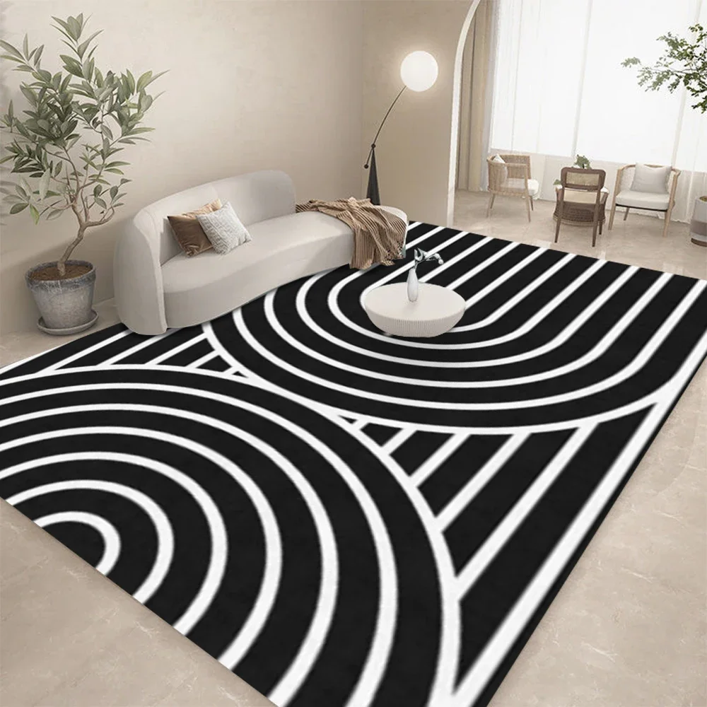 Karpet Seni Abstrak Garis Geom - Home Lines Textiles ulasan dan harga
