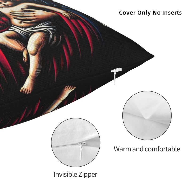 Sarung bantal sofa mewah Mary  - Luxury Home Textiles Usa ulasan dan harga