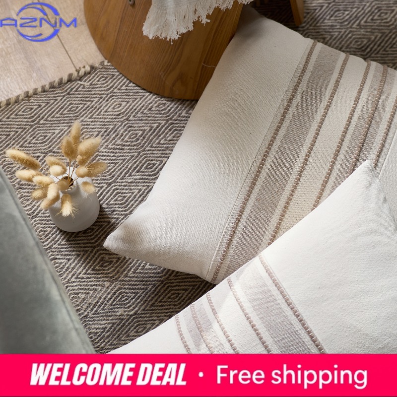 Sarung bantal rajutan sambung  - Luxury Home Textiles Usa ulasan dan harga