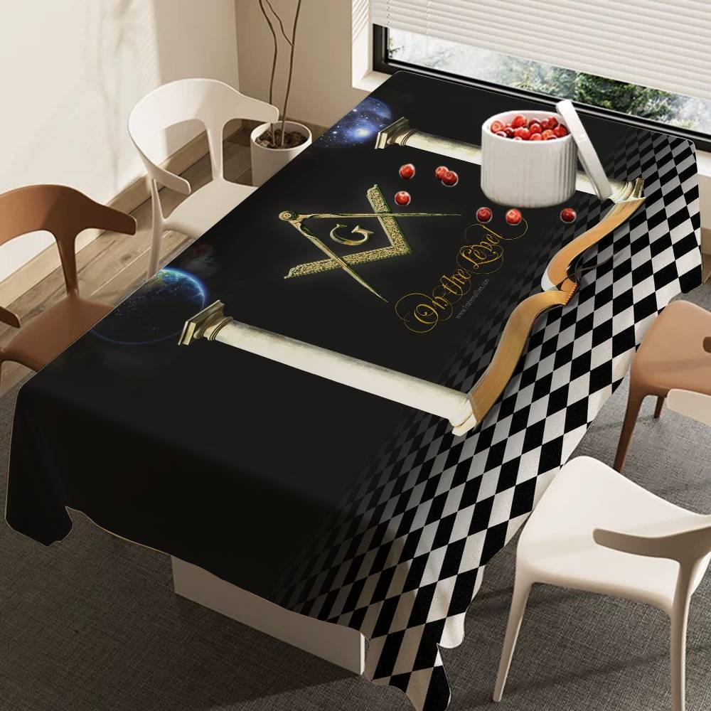 Taplak Meja Logo Masonik Freem - Home Textiles Today Logo ulasan dan harga