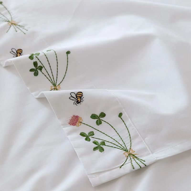 Seprai tempat tidur putih murn - Luxury Home Textiles Usa ulasan dan harga