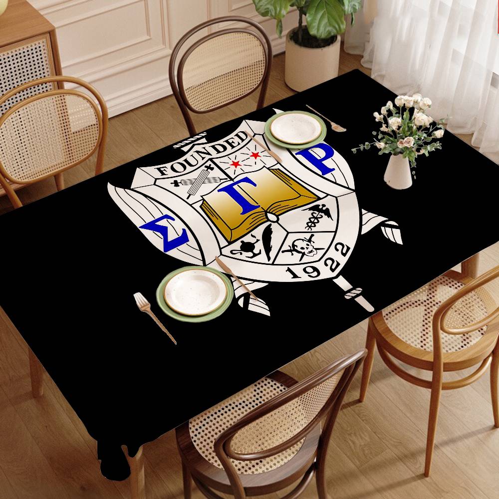 Taplak Meja dengan Logo Sigma  - Home Textiles Today Logo ulasan dan harga