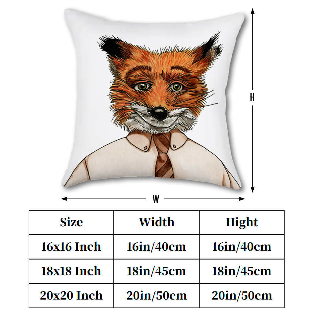 1 Buah Sarung Bantal Mr. Fox P - Pillow Insert 18X18 ulasan dan harga