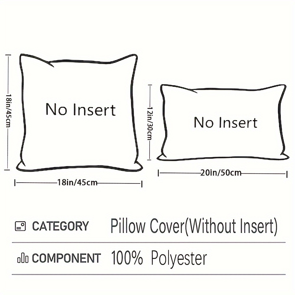 2 Buah Sarung Bantal Kotak-kot - Pillow Insert 18X18 ulasan dan harga