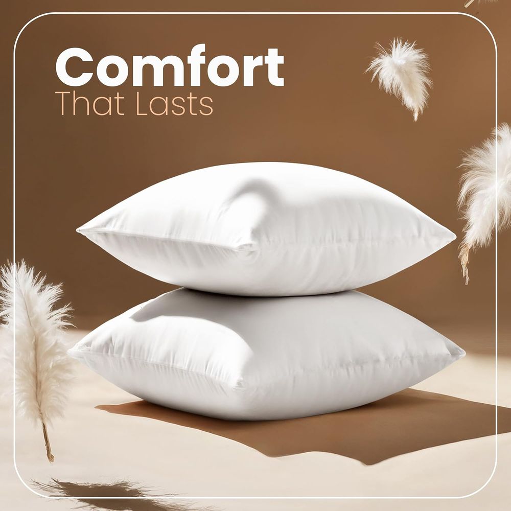 Sepasang Bantal Putih Ukuran 1 - Pillow Insert 18X18 ulasan dan harga