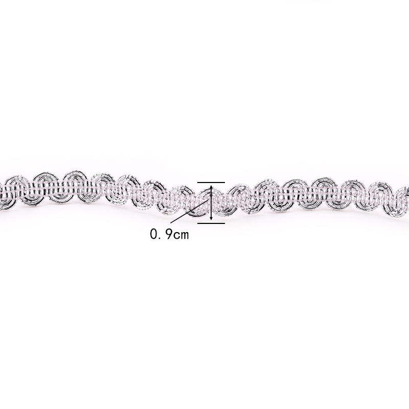 2Yar 0.9Cm Emas Perak Bergelom - Home Lines Textiles ulasan dan harga